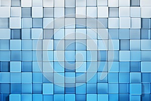 Blue blocks abstract background