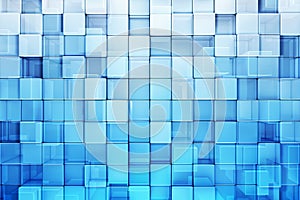 Blue blocks abstract background