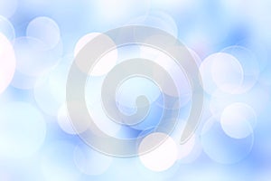 Blue blurred abstract bokeh background.