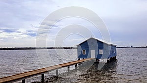 Blue Boat House - Crawley Edge Boat Shed