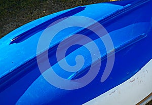 Blue Boat Hull abstract