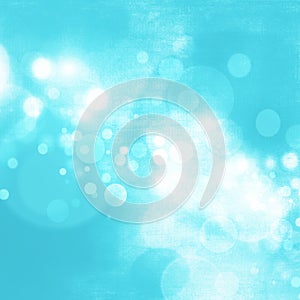 Blue bokeh abstract background