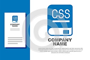 Blue Books about programming icon isolated on white background. Programming language concept. PHP, CSS, XML, HTML