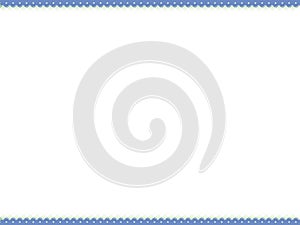 Blue Border Frame Isolated on White Background. Use for App, Postcards, Packaging, Items, Websites and Material-illustration photo