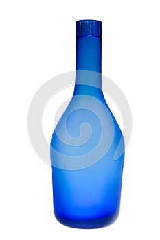 Blue Bottles Of Alcoholic Drinks