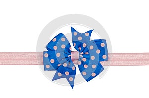 Blue bow