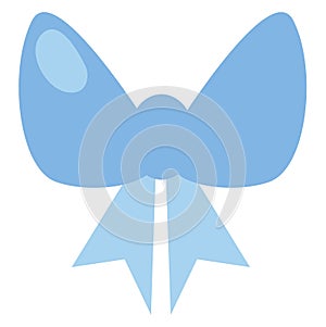 Blue bow, icon