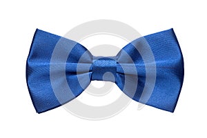 Blue bow tie