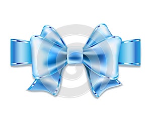 Blue bow