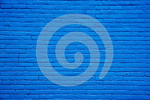 Blue Brick Wall Background