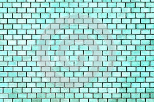 Blue brick wall texture, color background stone