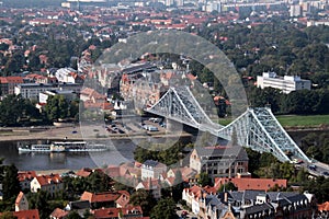 Blue bridge Dresden photo