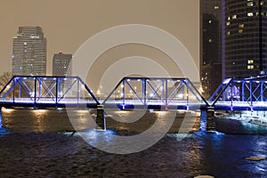 Blue Bridge in Grand Rapids