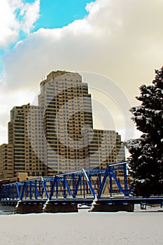 Blue Bridge in Grand Rapids