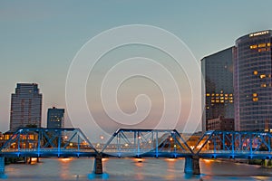 Blue Bridge in Grand Rapids