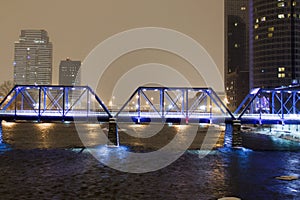 Azul puente en El abuela rápidos 