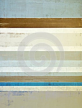 Blue and Brown Abstract Art Painting photo