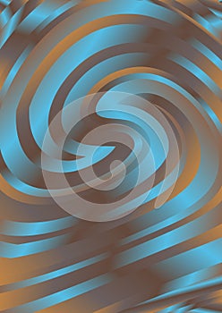 Blue and Brown Abstract Twirl Background