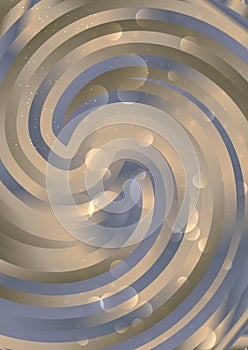 Blue and Brown Abstract Whirlpool Background Vector Image