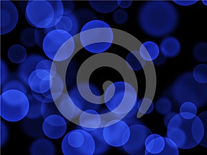 Blue bubble background vector texture pattern for presentations or website background