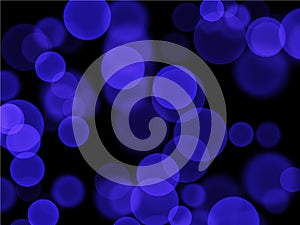 Blue bubble background vector texture pattern for presentations or website background