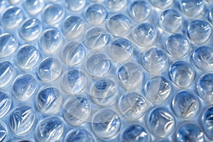 Blue Bubble Wrap Texture