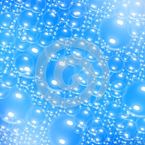 Blue bubbles