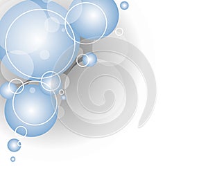 Blue Bubbles Web Background