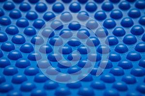 Blue bumpy surface abstract