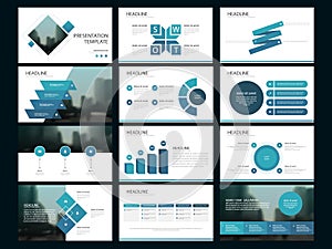 Blue Bundle infographic elements presentation template. business annual report, brochure, leaflet, advertising flyer,