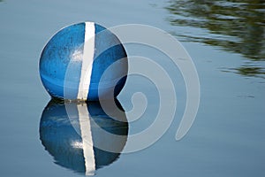 Blue buoy