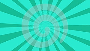 Blue burst background. Nice sunburst vintage style sun - Retro Pattern.