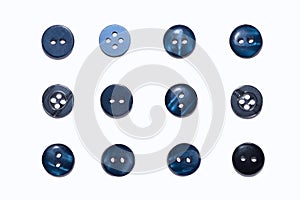 Blue buttons