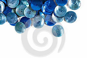 Blue buttons