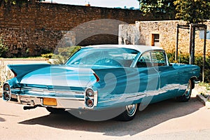 Blue Cadillac Eldorado 1960