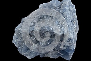 Blue Calcite Closeup