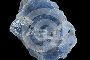Blue Calcite Closeup