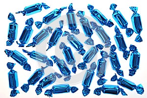 Blue candies