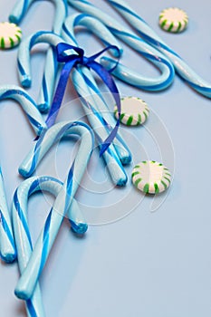 Blue Candy Canes