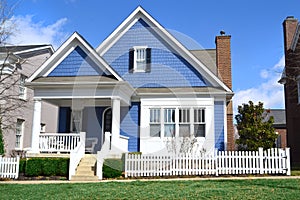 Blue Cape Cod Style Dream Home