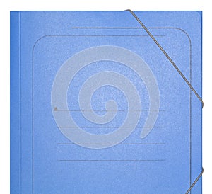 Blue Cardboard Folder
