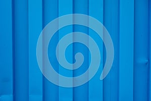 Blue cargo ship container background, texture