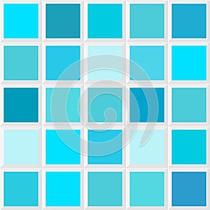 Blue Caribbean, tile palette color scheme