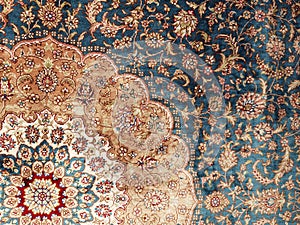 Blue carpet pattern very nice as a background texture