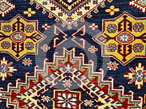 Blue carpet pattern very nice as a background texture