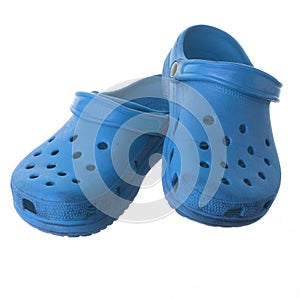 Blue Casual Shoes isolated