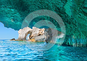 Beautiful lanscape of Zakinthos island photo