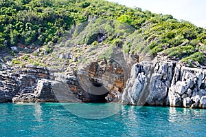 Blue cave in Herceg Novi