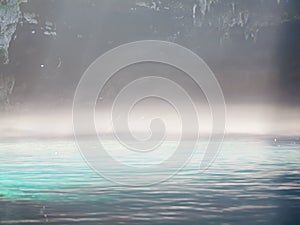 Blue cave Mellisani in Kefalonia, Greece