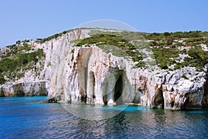 Blue Caves, rocks on Zakynthos Island